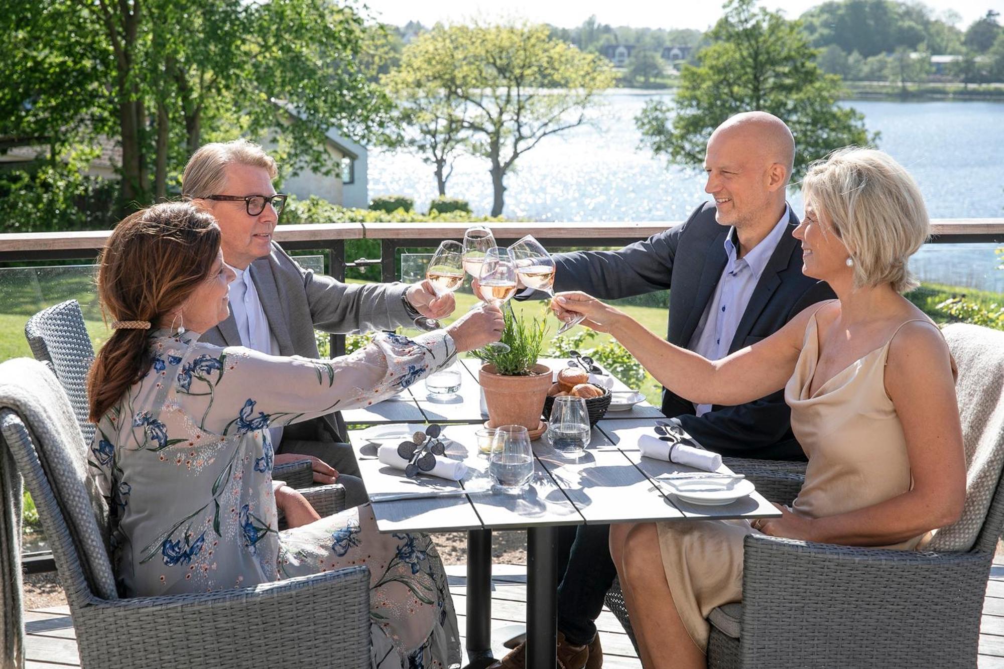 布列塔格尼酒店 Hornbæk 外观 照片